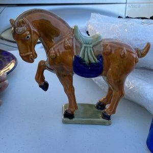 Vintage Glaze  Ceramic Horse
